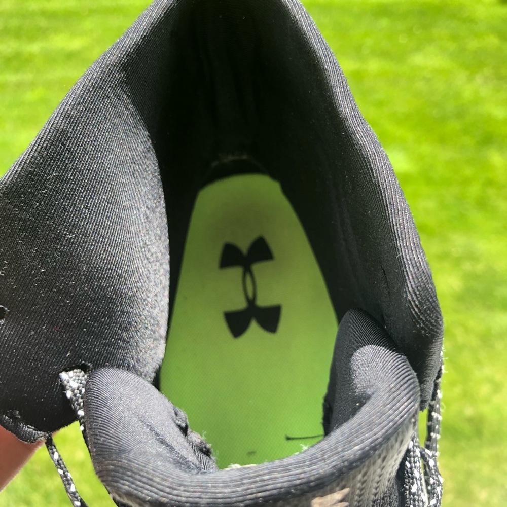 Under Armour Black & White Football Cleats - Picture 6 of 10